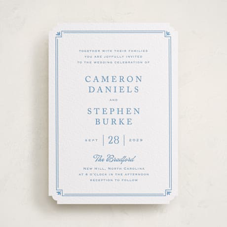 Letterpress Wedding Invitations