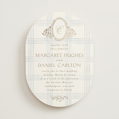 Foil-Pressed Wedding Invitations
