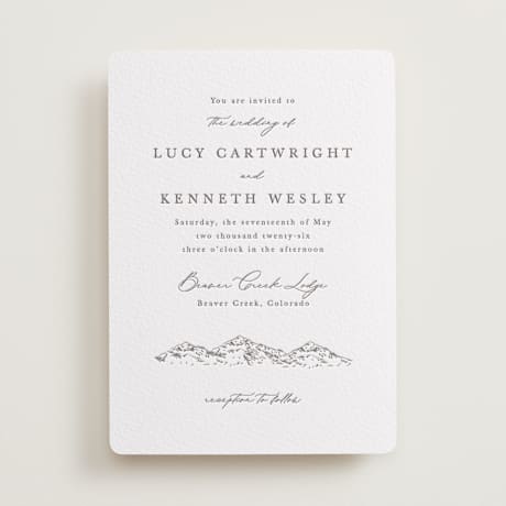 Letterpress Wedding Invitations