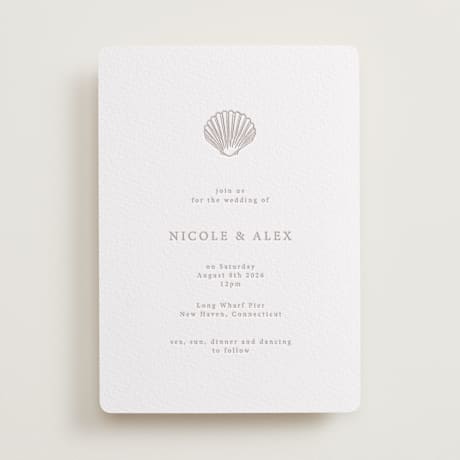 Letterpress Wedding Invitations