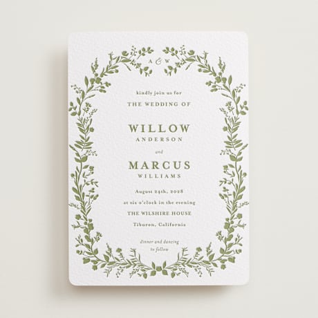 Letterpress Wedding Invitations