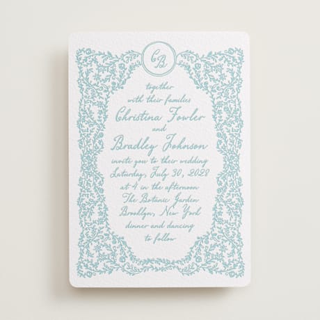 Letterpress Wedding Invitations