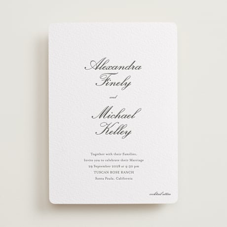 Letterpress Wedding Invitations