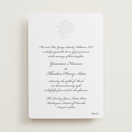 Letterpress Wedding Invitations