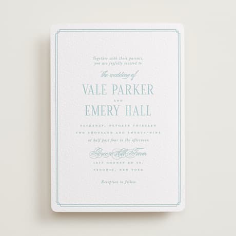 Letterpress Wedding Invitations