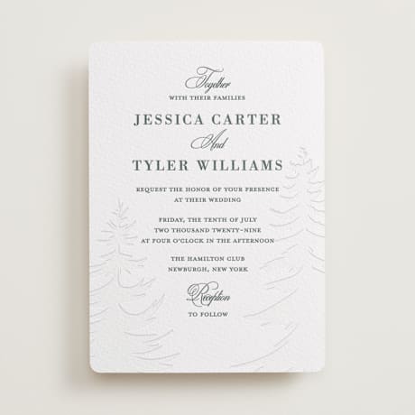 Letterpress Wedding Invitations