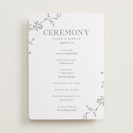 Wedding Programs