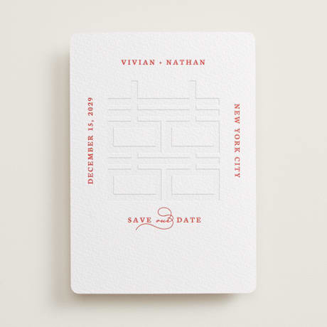 Letterpress Save the Date Cards