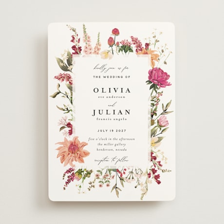 Foil-Pressed Wedding Invitations