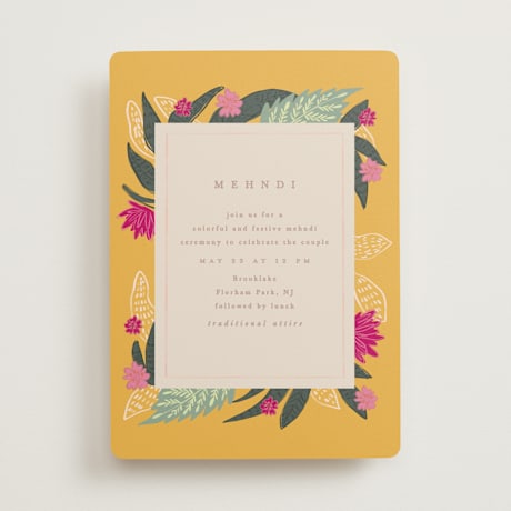 Mehndi Invitations