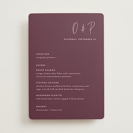 Menus