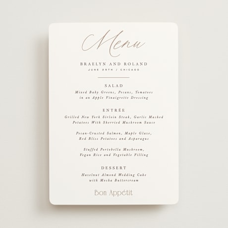 Menus