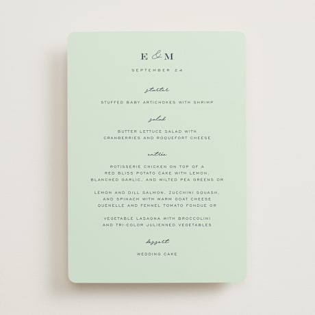 Menus