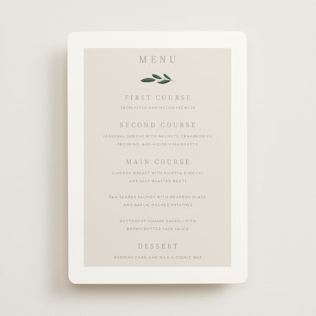 Menus