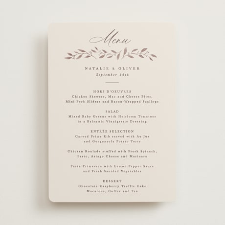 Menus