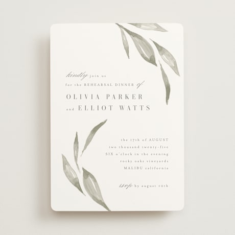 Rehearsal Dinner Invitations