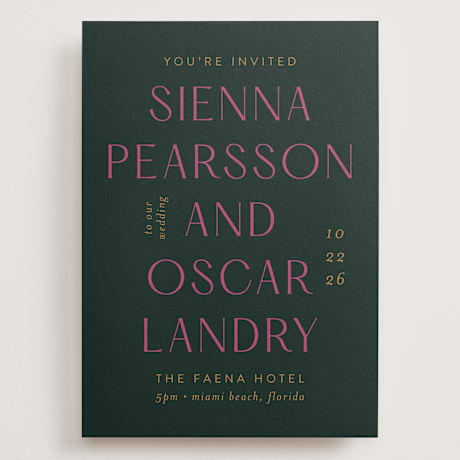Grand Wedding Invitations