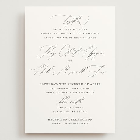 Grand Wedding Invitations
