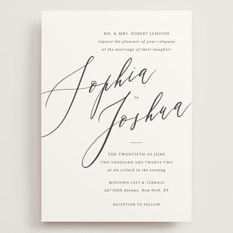 Grand Wedding Invitations