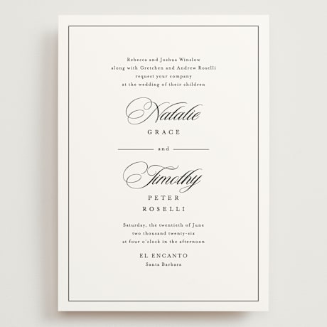Grand Wedding Invitations