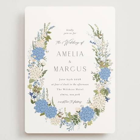 Foil-Pressed Grand Wedding Invitations