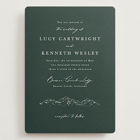 Grand Wedding Invitations