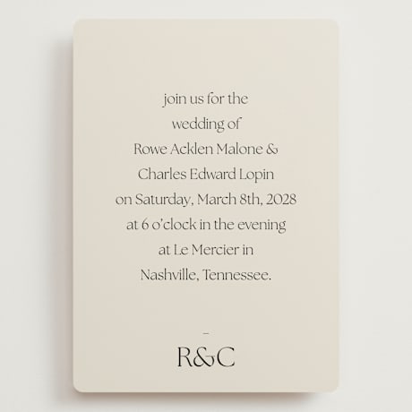 Grand Wedding Invitations