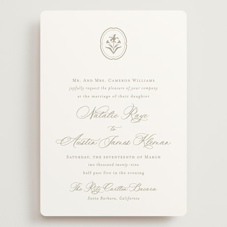 Grand Wedding Invitations