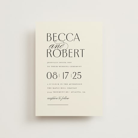 Petite Wedding Invitations