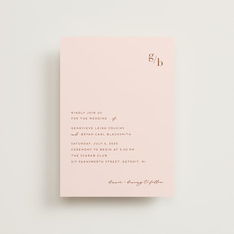 Petite Wedding Invitations