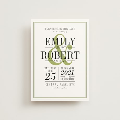 Save the Date Petite Cards