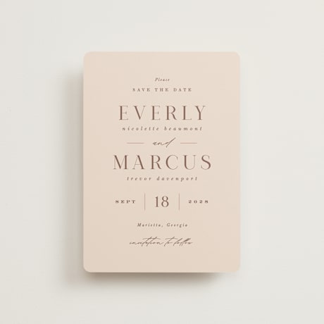 Save the Date Petite Cards