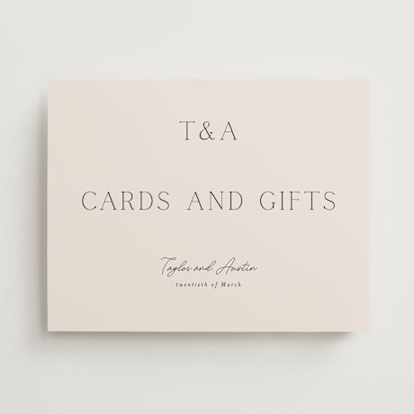 Reception Signs