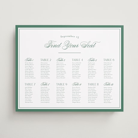 Custom Seating Charts
