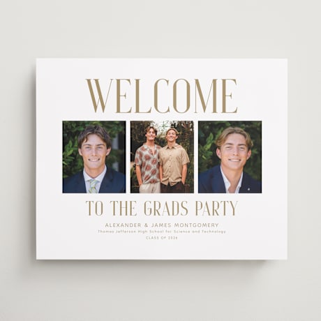 Graduation Welcome Signs