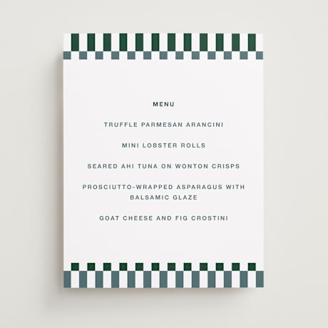 Graduation Menu Signs