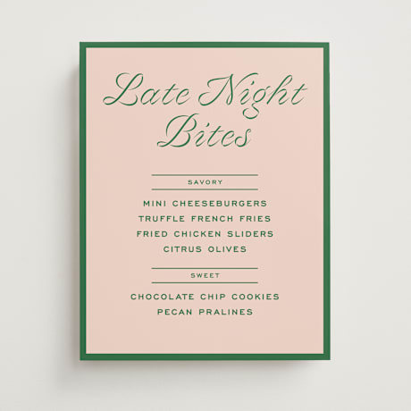 Menu Signs