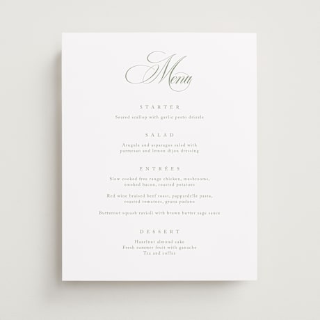 Menu Signs