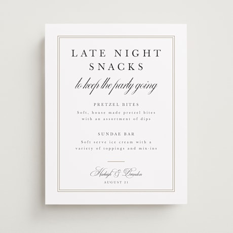 Menu Signs