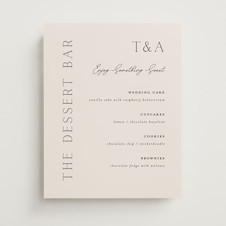 Menu Signs