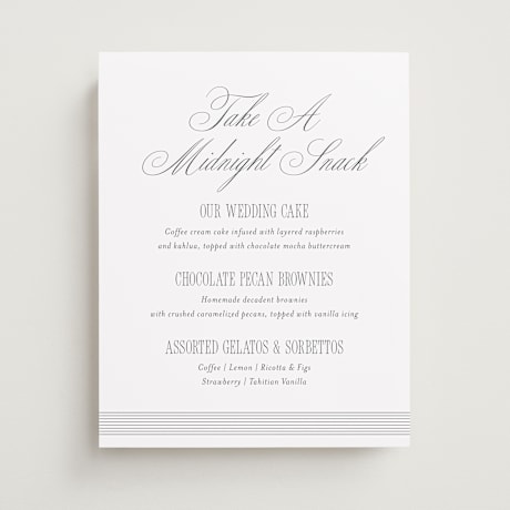 Menu Signs