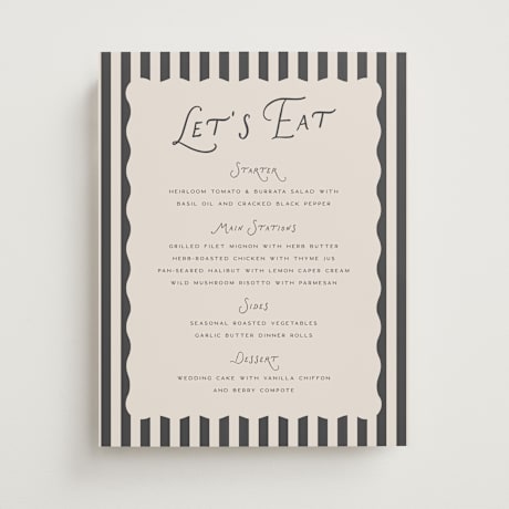 Menu Signs