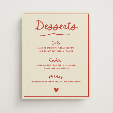 Menu Signs
