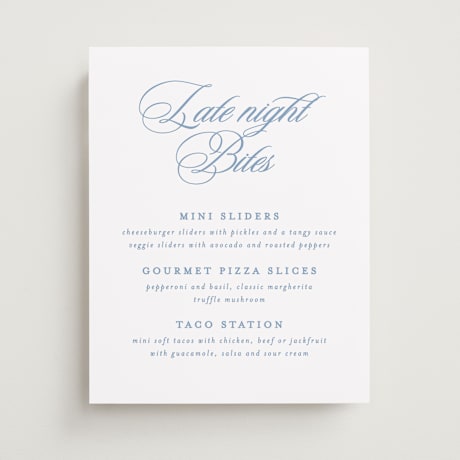 Menu Signs