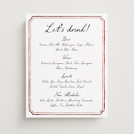 Menu Signs