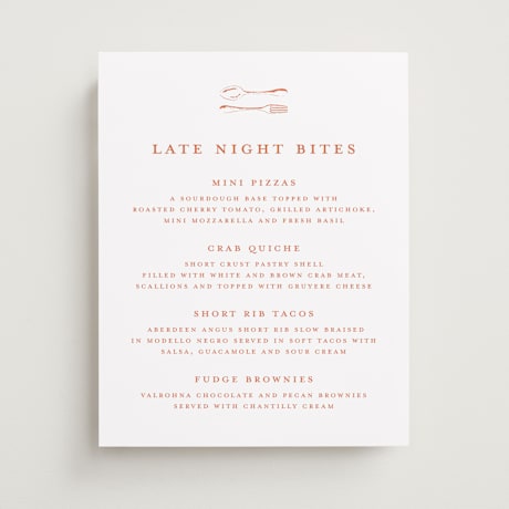 Menu Signs