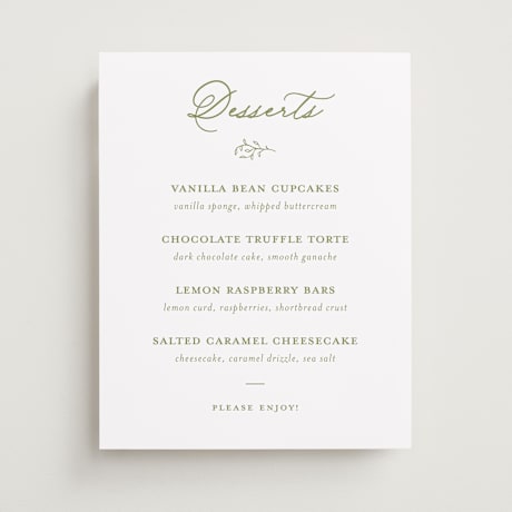 Menu Signs