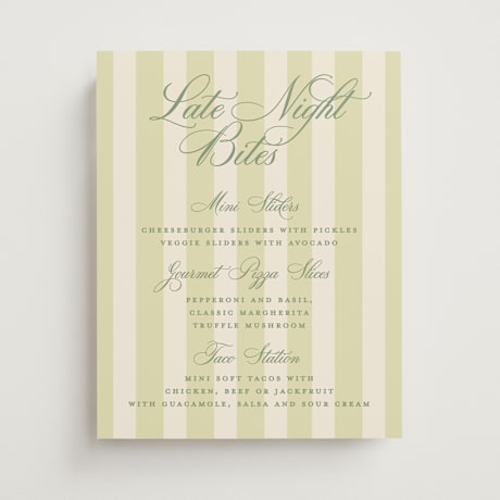 Menu Signs