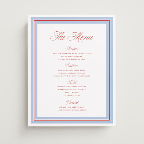 Menu Signs