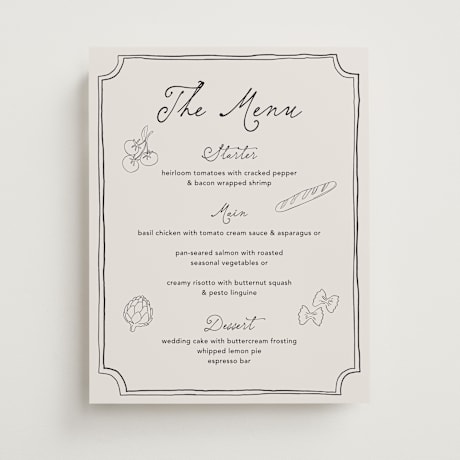 Menu Signs